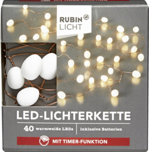 RUBIN LICHT LED-Lichterkette Perlen