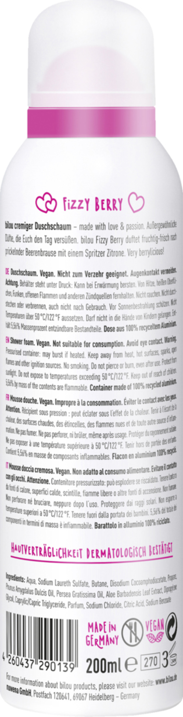 Bild 2 von bilou Duschschaum Fizzy Berry