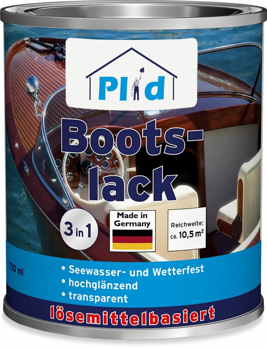 Bild 1 von Premium Bootslack Klarlack Parkettlack Holzlack Farblos Farblos