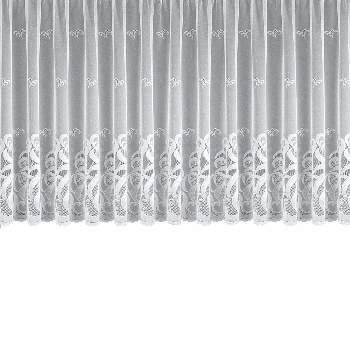 Bild 1 von Fensterstore Lauren, 125x450 cm, weiß