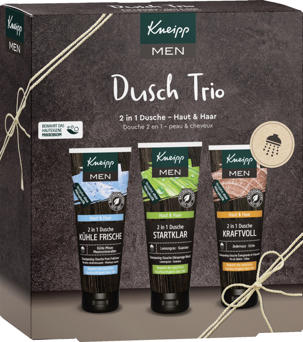 Bild 1 von Kneipp MEN Dusch-Trio Geschenkset