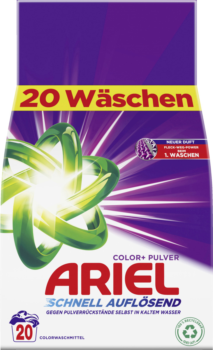Bild 1 von Ariel Colorwaschmittel Pulver 20WL