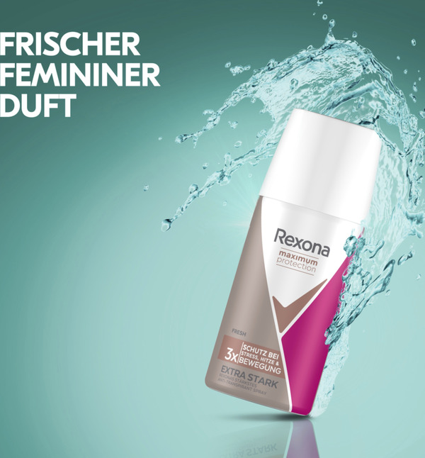 Bild 3 von Rexona Anti-Transpirant Spray Maximum Protection Fresh