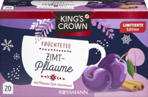 KING'S CROWN Früchtetee Zimt-Pflaume