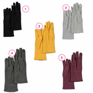 Handschuh Damen Jersey mit Touch verschiedene Farben
