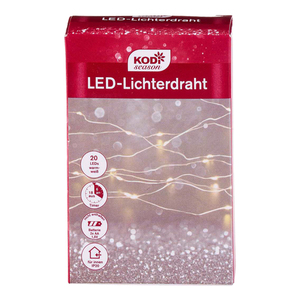 KODi season Lichterdraht mit 20 LEDs und Timer