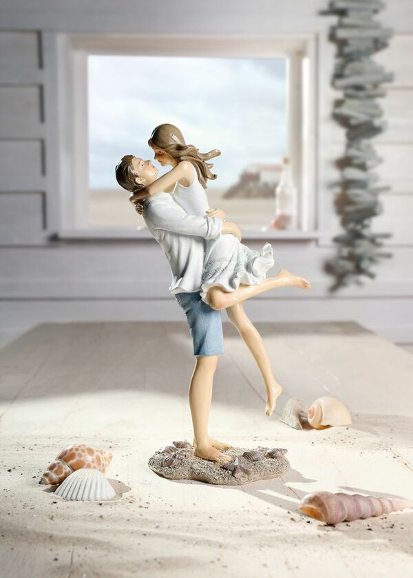 Bild 1 von HomeLiving Figur "Strandpaar", Deko Figur, liebevoll bemalt, dekorativ, Wohnaccessoires