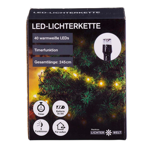 KODi season Lichterkette 40 LEDs 245 cm