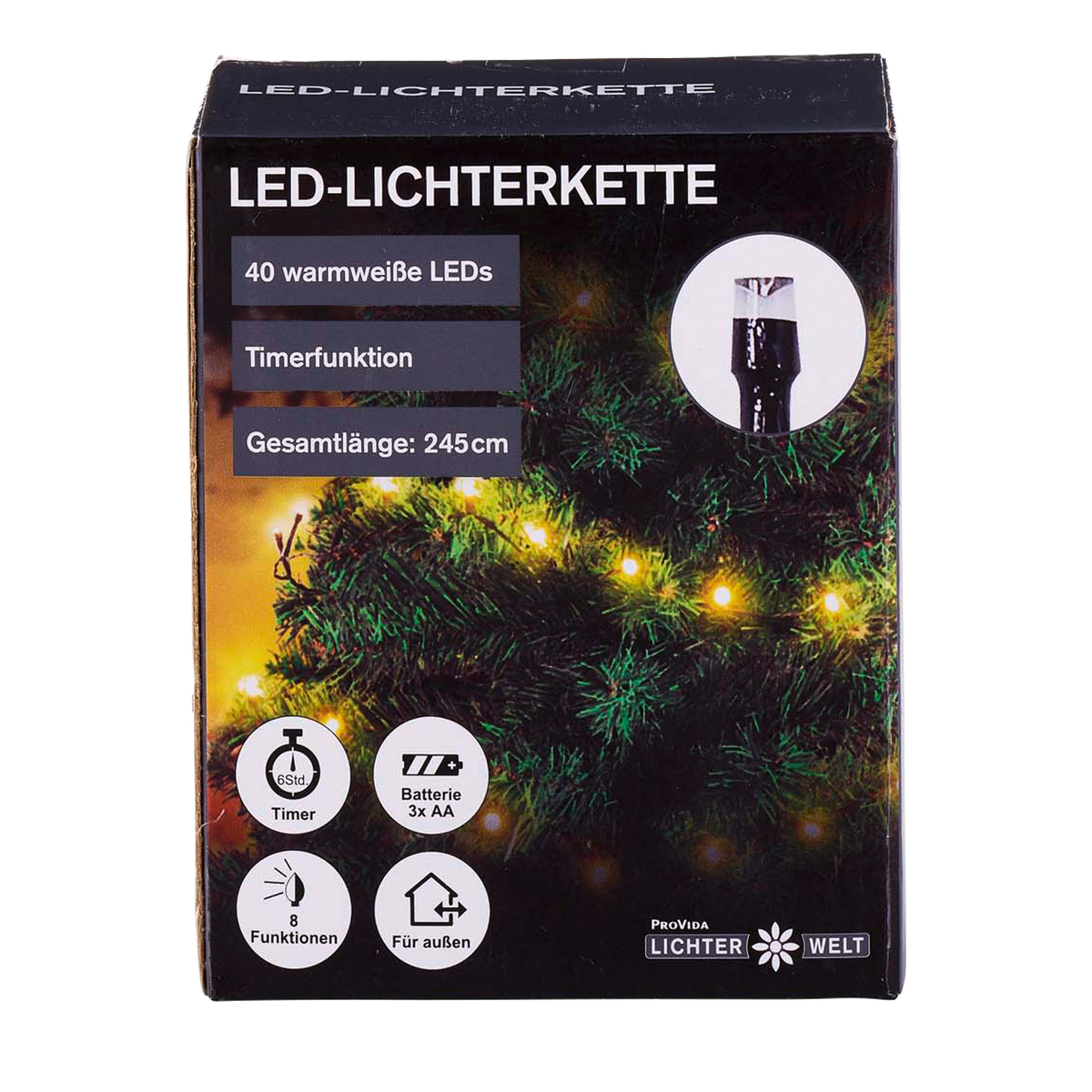 KODi season Lichterkette 40 LEDs 245 cm von KODi ansehen!