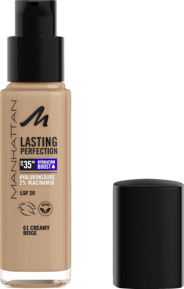 Bild 2 von Manhattan Lasting Perfection Foundation 61 Creamy Beige