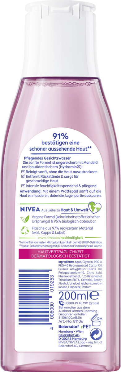 NIVEA Gesichtswasser Pflegend Von ROSSMANN F r 3 99 Ansehen NIVEA Gesichtswasser Pflegend Von ROSSMANN F r 3 99 Ansehen
