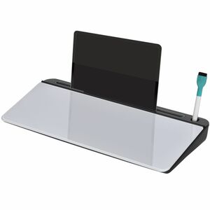 Vinsetto Desktop-Memoboard Tisch-Organizer Whiteboard Memoboard für Schreibtisch mit Tablettenstände