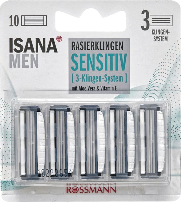 Bild 1 von ISANA MEN Rasierklingen sensitiv