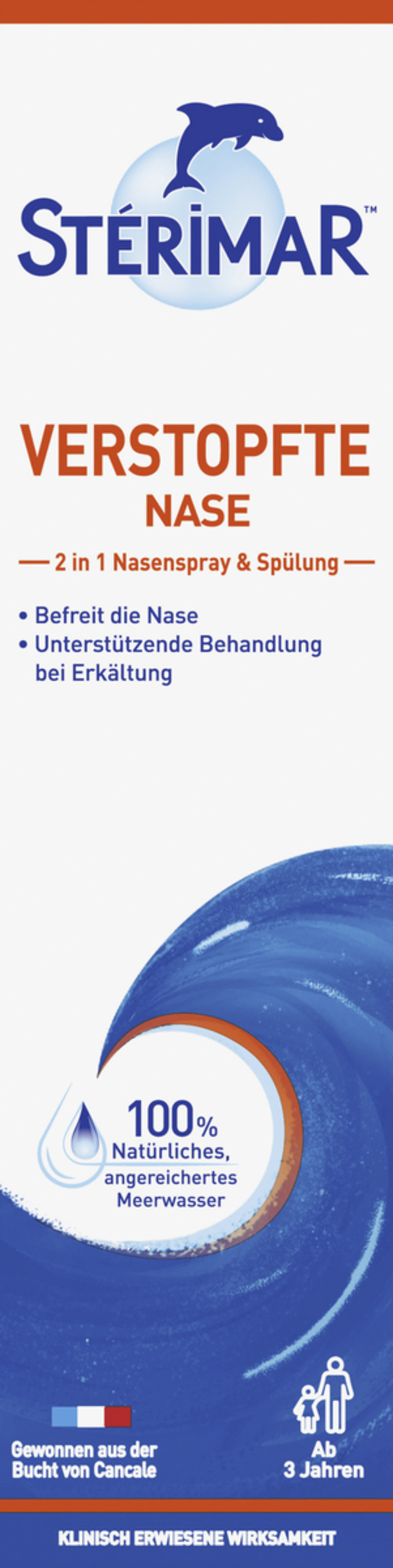 Bild 1 von Stérimar Verstopfte Nase 2 in 1 Nasenspray & Spülung