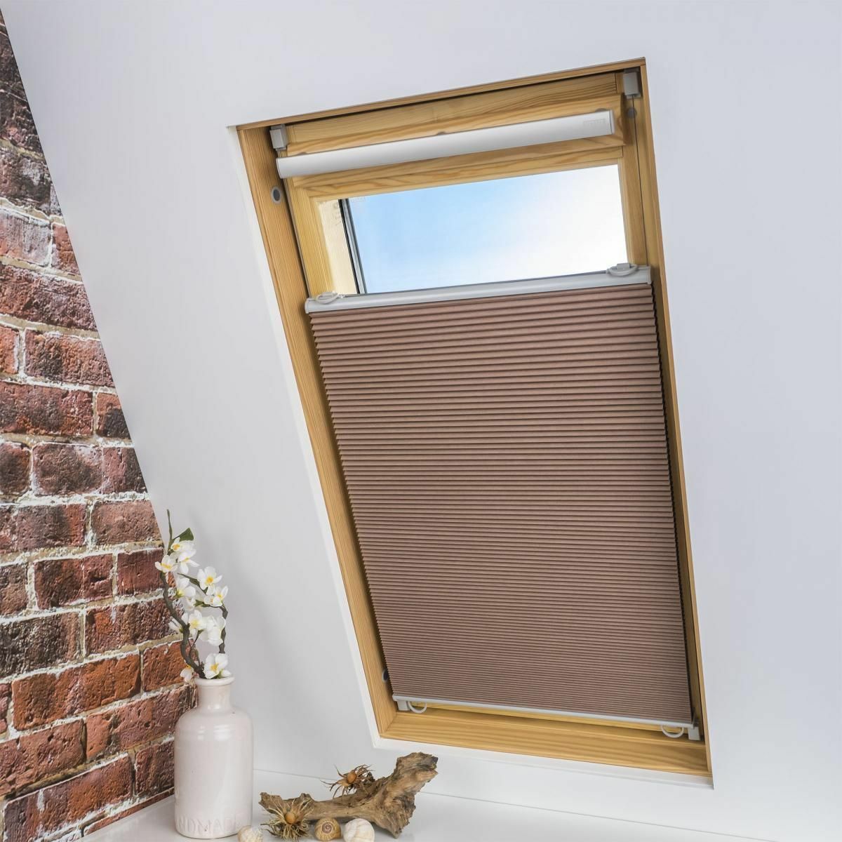Bild 1 von Bella Casa Universal Dachfenster-Wabenplissee , 103 x 141 cm, beige