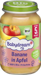 Babydream Bio Banane in Apfel ab dem 5. Monat