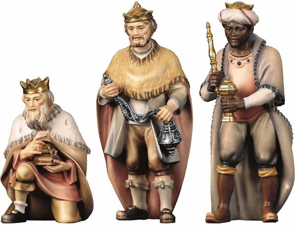 Bild 1 von ULPE WOODART Krippenfigur »Hl. Drei Könige« (Set, 3 Stück), Handarbeit, hochwertige Holzschnitzkunst