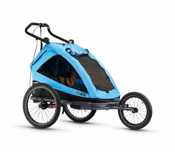 Bild 1 von TAXXI Kids Elite 3 in 1 two Blue Anhänger, Buggy und Jogger in einem Modell