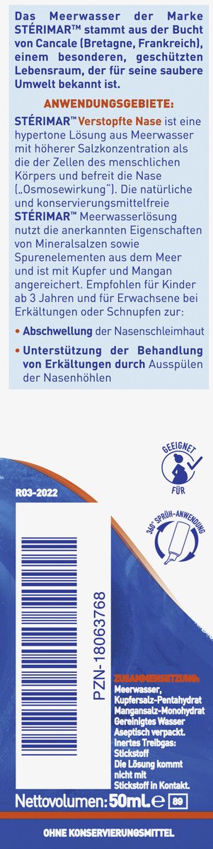 Bild 3 von Stérimar Verstopfte Nase 2 in 1 Nasenspray & Spülung
