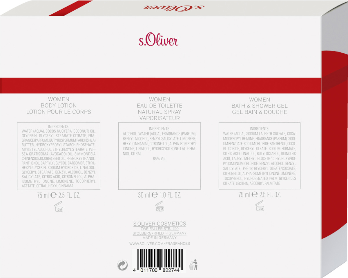 Bild 2 von s.Oliver Women Trio Geschenkset