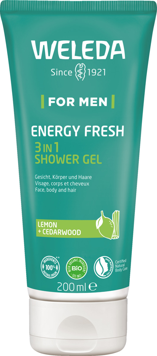 Bild 1 von Weleda For Men Energy Fresh 3in1 Duschgel