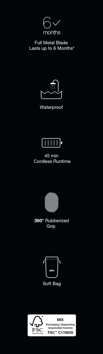 Bild 2 von Braun Series XT3 Face Bartschneider