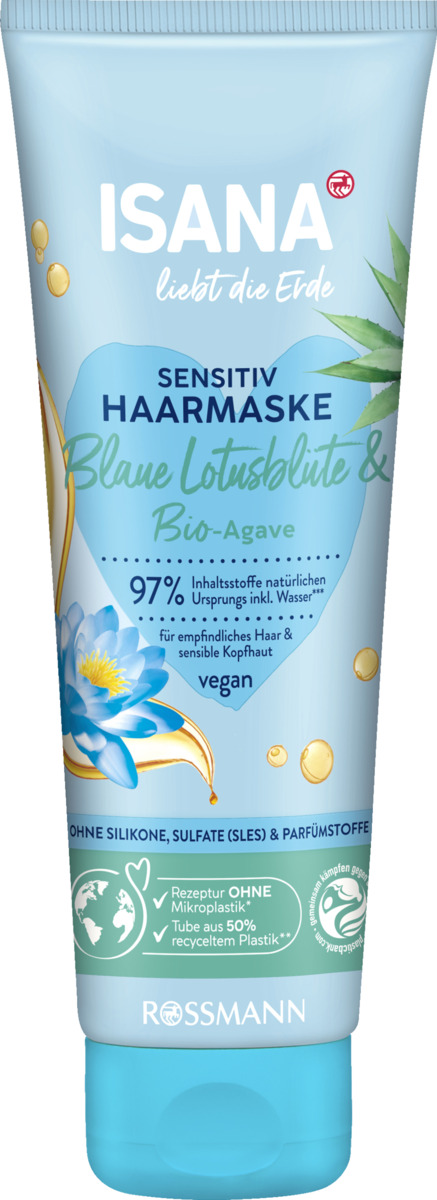 Bild 1 von ISANA liebt die Erde Sensitiv Haarmaske