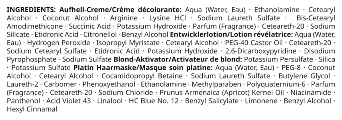 Bild 1 von Syoss Professional Performance Oleo Intense Permanenter Öl-Aufheller 12-00 Extra Platinum