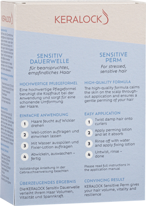 Bild 1 von Keralock Sensitiv Dauerwelle