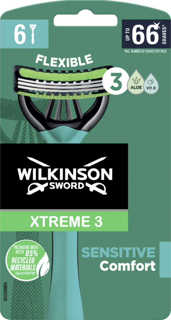 Bild 1 von Wilkinson Sword Xtreme 3 Sensitive Comfort Einwegrasierer