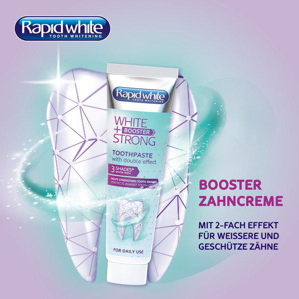 Bild 3 von Rapid White White + Strong Booster Zahncreme