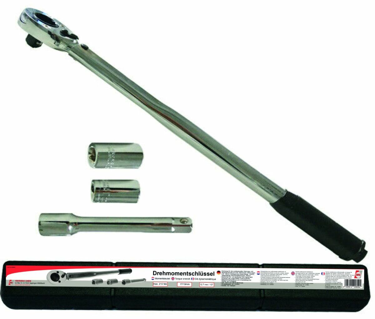 Bild 1 von IWH Drehmomentschlüssel mit Nüssen & Verlängerung