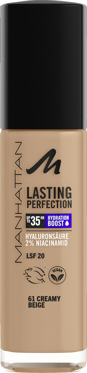 Bild 1 von Manhattan Lasting Perfection Foundation 61 Creamy Beige
