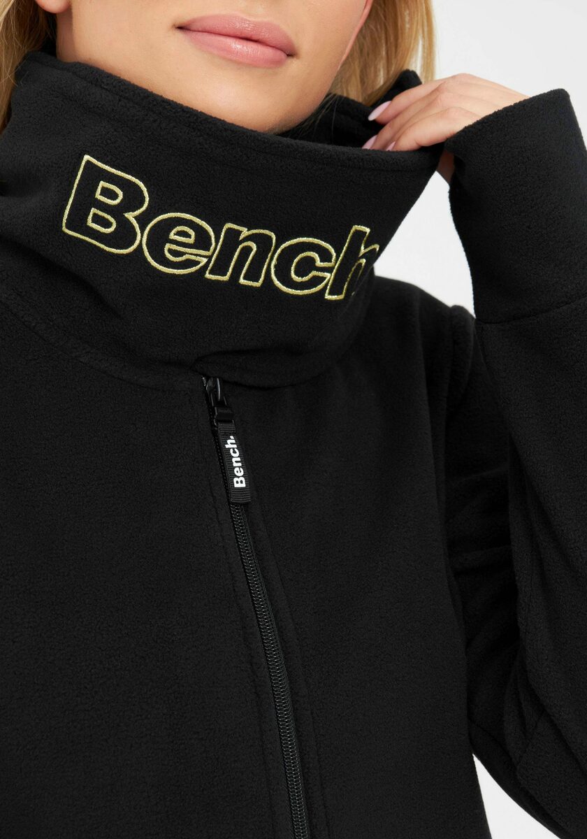 Bild 2 von Bench. Fleecejacke FUNNEL (1-St) mit Glitzerstickerei
