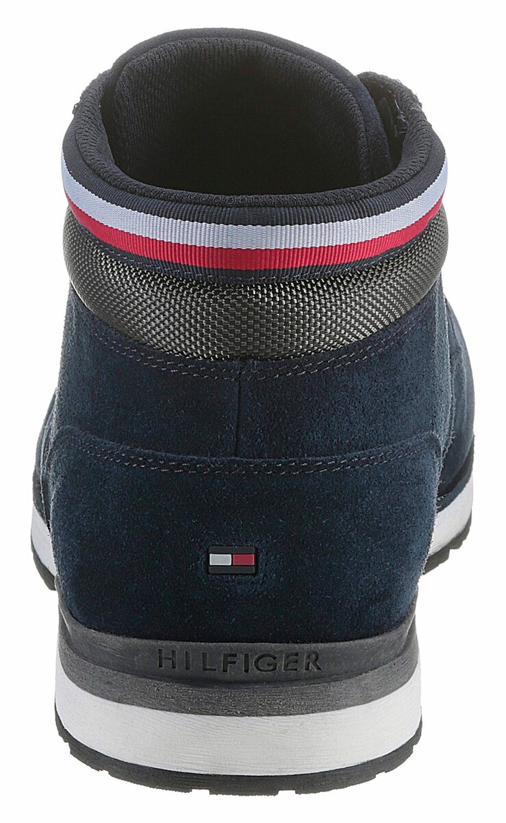 Bild 2 von Tommy Hilfiger OUTDOOR HILFIGER SUEDE BOOT Schnürboots mit Streifen in Tommy Farben