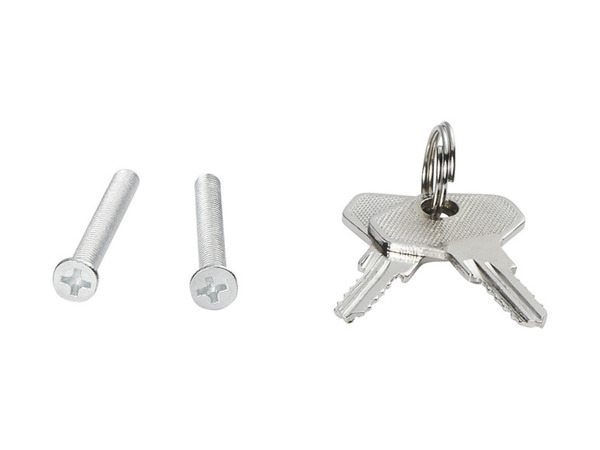 Bild 4 von Fenstergriff abschließbar / Türzylinder 60 mm, 65 mm/ Türkettenschloss 2er-Set