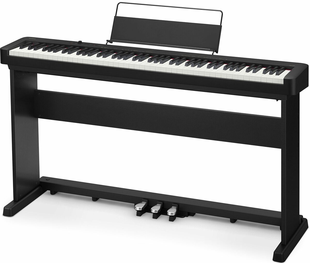 Bild 2 von CASIO Digitalpiano CDP-S160BK, mit Stativ und Pedaleinheit