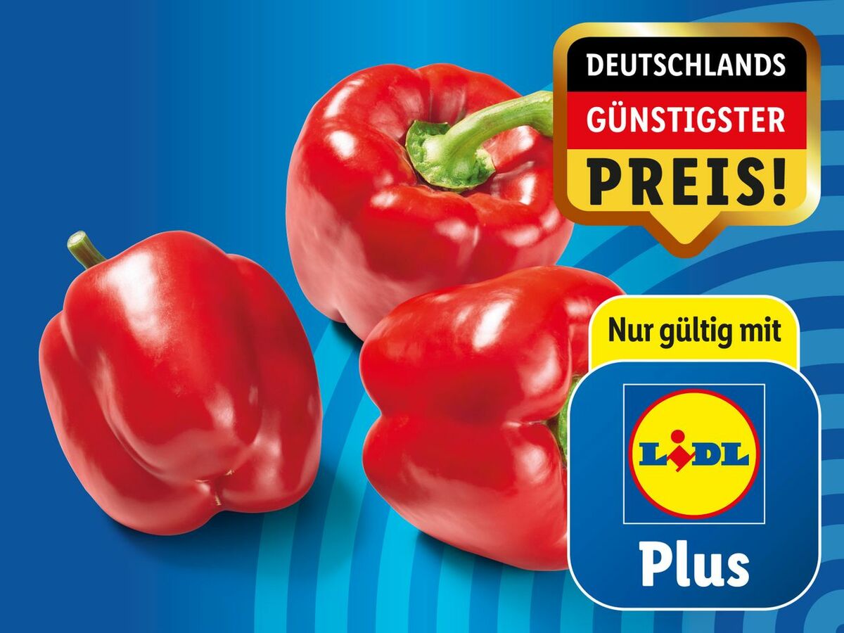 Rote Paprika von Lidl ansehen!
