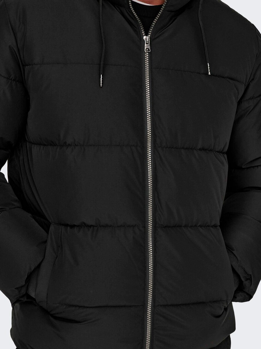 Bild 2 von ONLY & SONS Steppjacke ONSMARLON LIFE HOOD PUFFER JACKET OTW VD