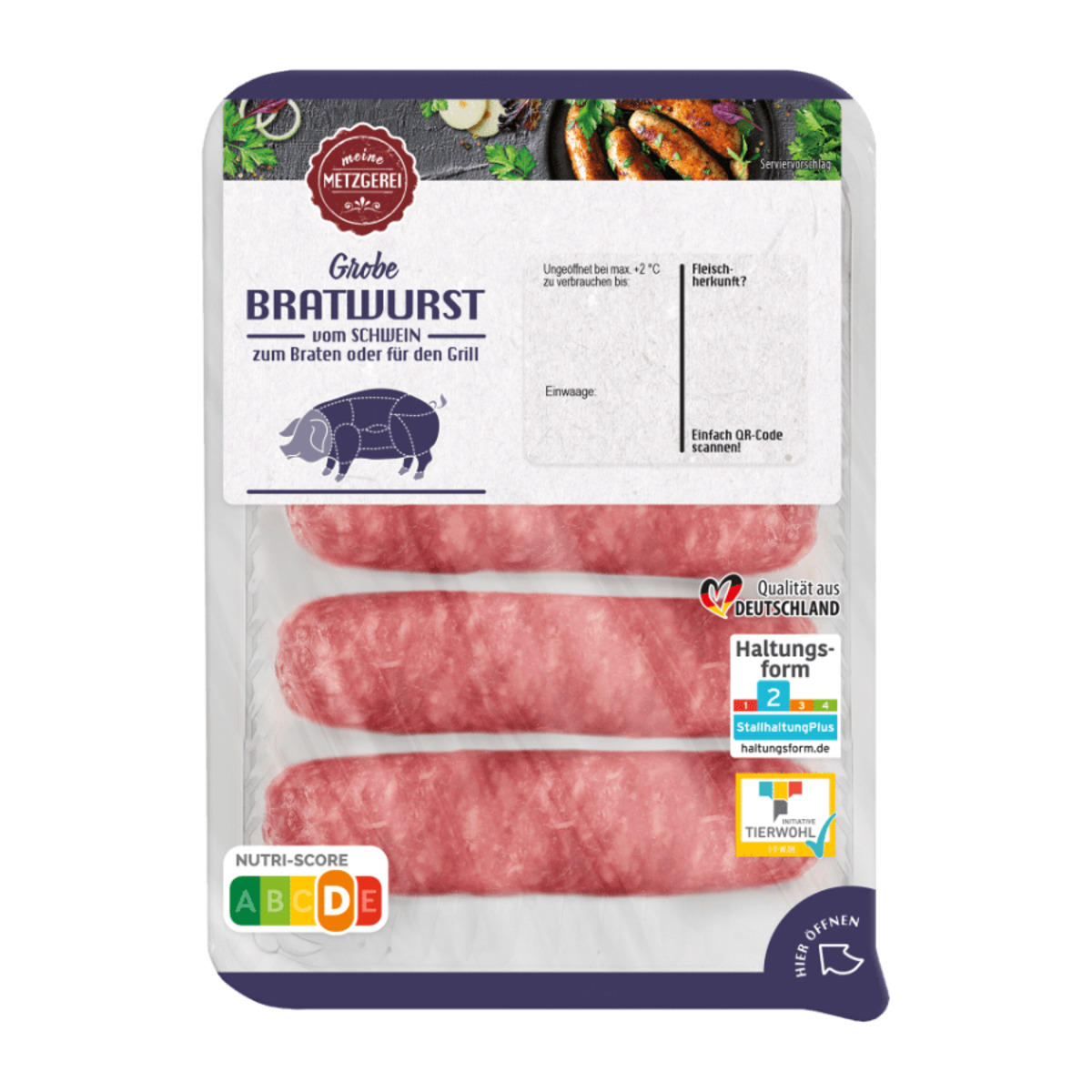 MEINE METZGEREI Grobe Bratwurst von ALDI Nord ansehen!