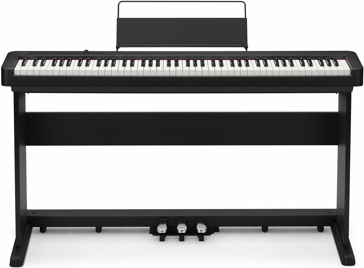 Bild 1 von CASIO Digitalpiano CDP-S160BK, mit Stativ und Pedaleinheit