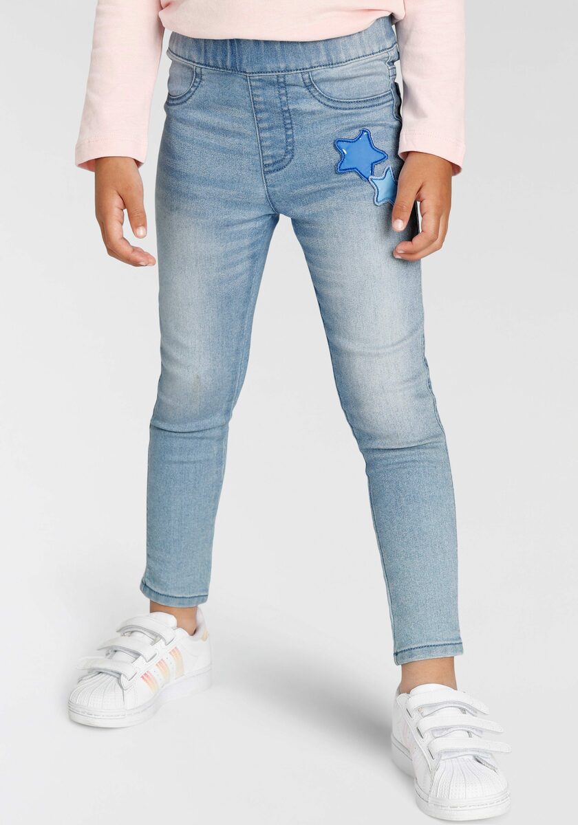 Bild 1 von KIDSWORLD Jeansjeggings mit Sternapplikation