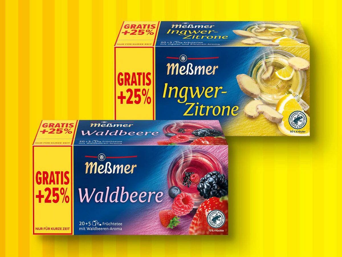 Bild 1 von Meßmer Wellness-Kräuter-Früchtetee