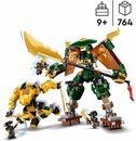 Bild 2 von LEGO® Konstruktionsspielsteine Lloyds und Arins Training-Mechs (71794), LEGO® NINJAGO, (764 St), Made in Europe