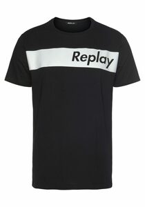 Replay T-Shirt mit Logoprint