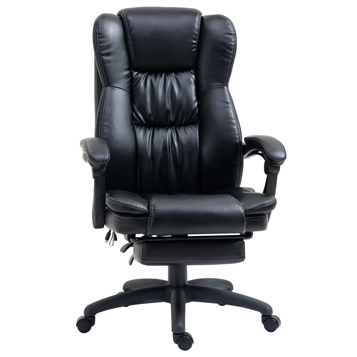 Bild 1 von Vinsetto Bürostuhl mit Massageund Liegefunktion 68,5B x 68,5T x 119-127H cm | Bürostuhl Drehstuhl Schreibtischstuhl Gamingstuhl Chefsessel