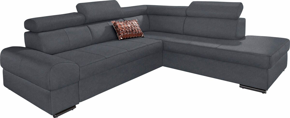 Bild 1 von sit&more Ecksofa, mit verstellbaren Kopfteilen, wahlweise mit Bettfunktion