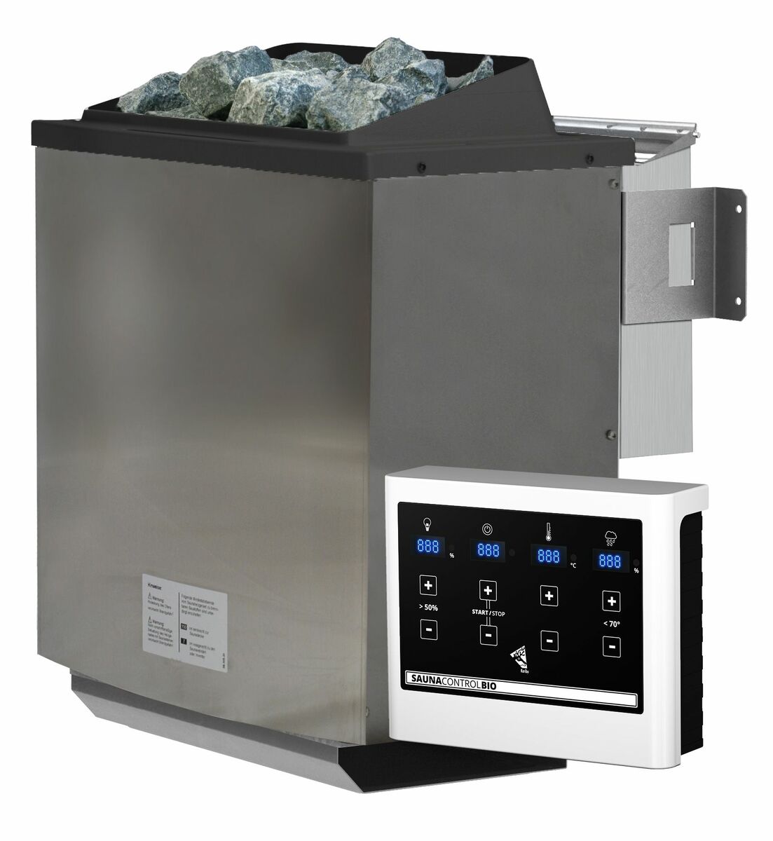 Bild 1 von Karibu Saunaofen 9KW Bio SET mit Steinen und Steuergerät Bio-Easy