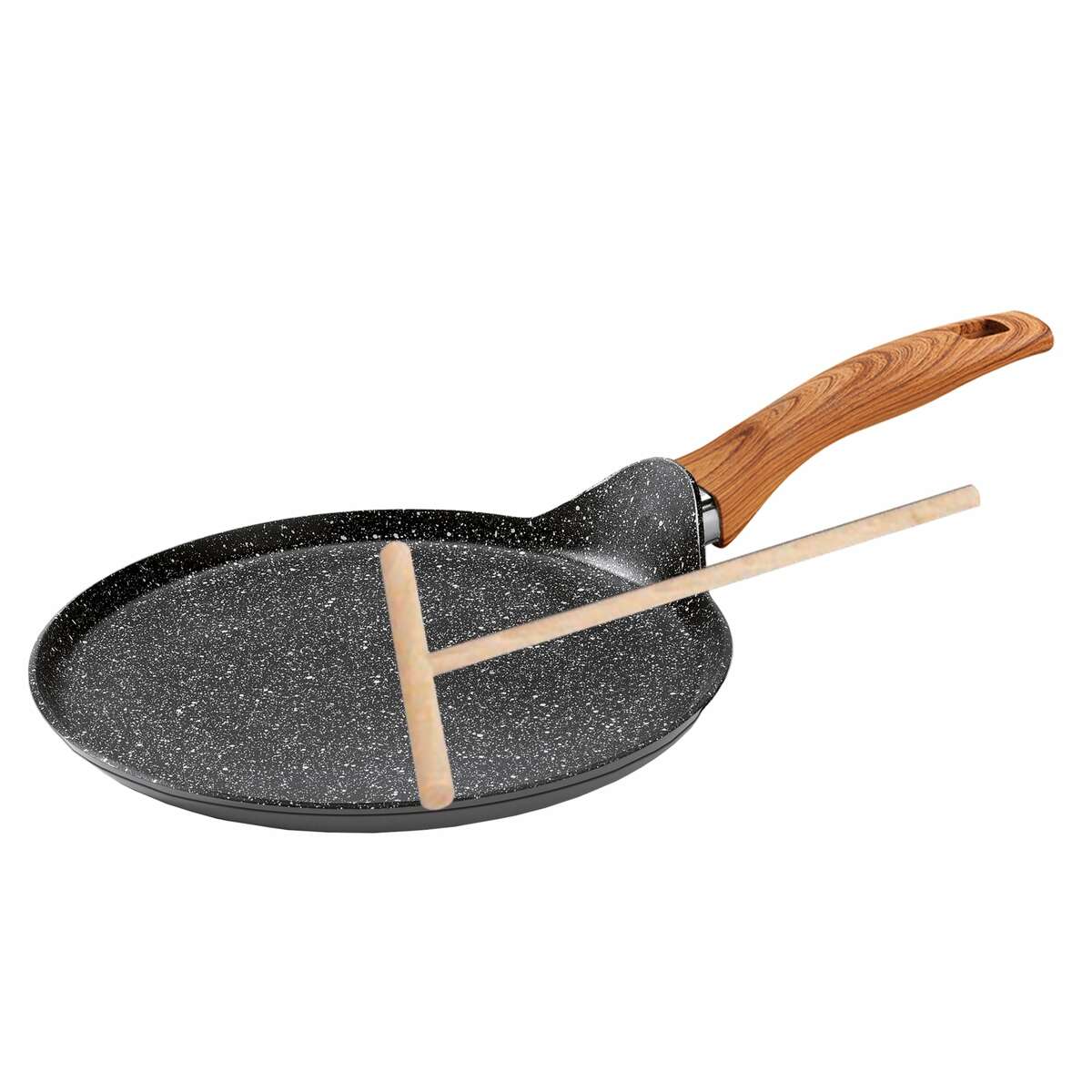 Bild 1 von STONELINE® Back to Nature Crêpes-Pfanne 25 cm, mit Teigverteiler
