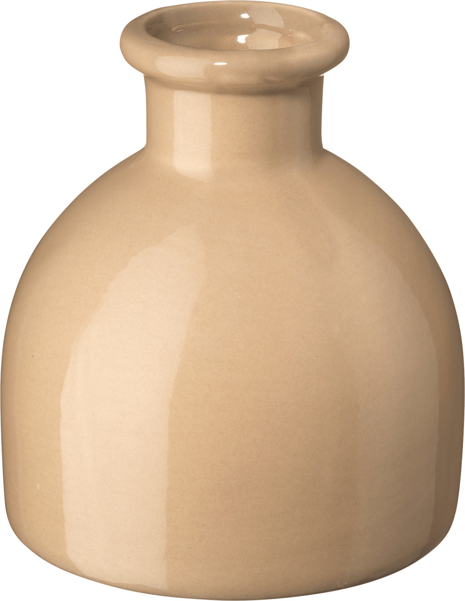 Bild 1 von Dekorieren & Einrichten Keramikvase, dunkelbeige